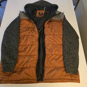 PX Clothing Marvin Puffer Jacket Men's Size 2XLT